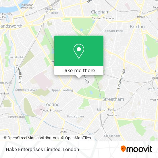 Hake Enterprises Limited map