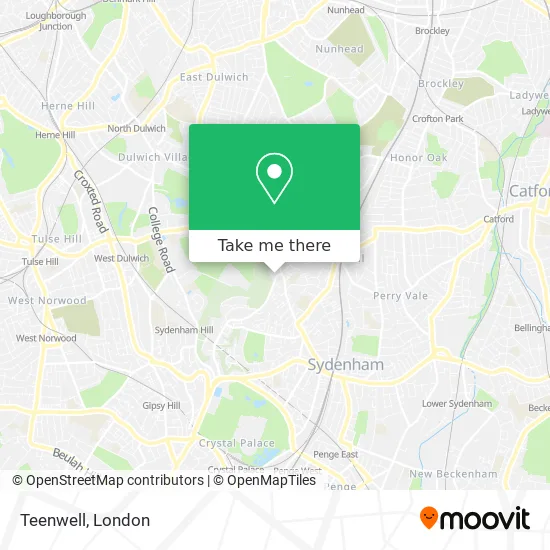 Teenwell map