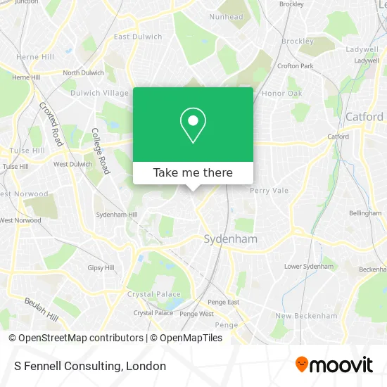S Fennell Consulting map