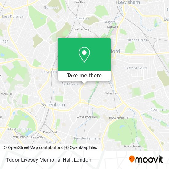 Tudor Livesey Memorial Hall map