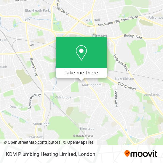 KDM Plumbing Heating Limited map