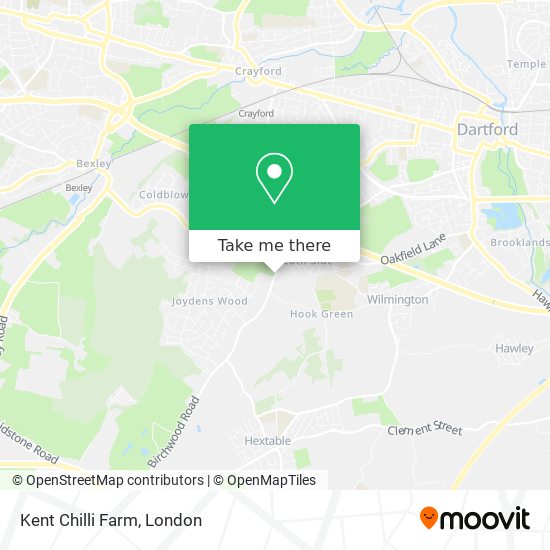 Kent Chilli Farm map