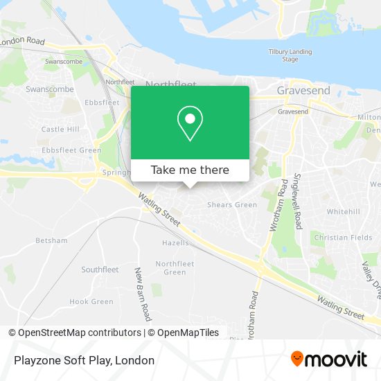 Playzone Soft Play map