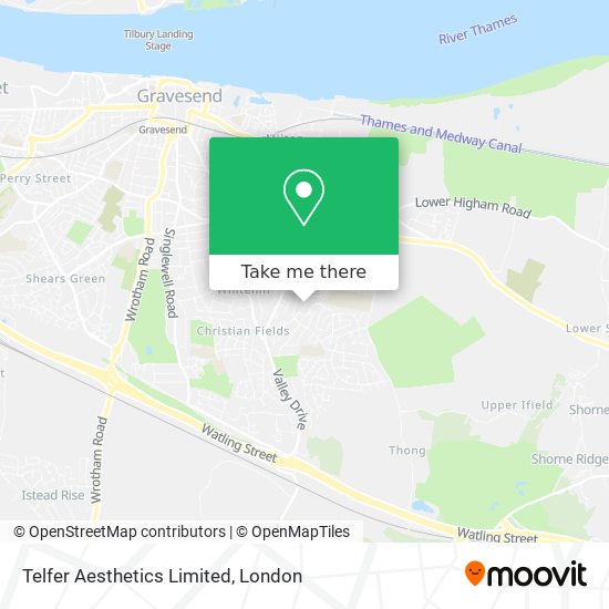 Telfer Aesthetics Limited map