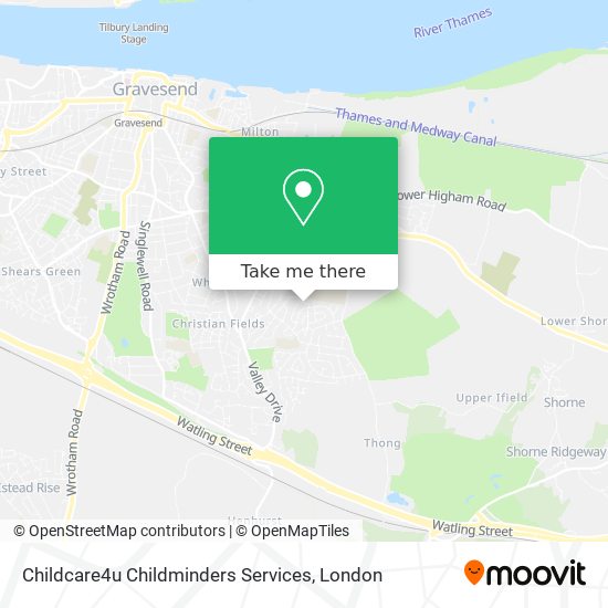 Childcare4u Childminders Services map