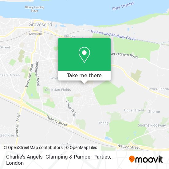 Charlie's Angels- Glamping & Pamper Parties map