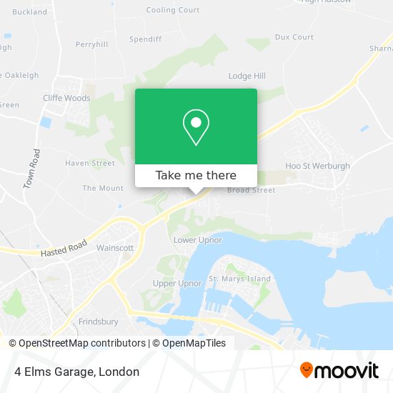 4 Elms Garage map