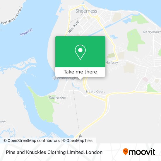Pins and Knuckles Clothing Limited map