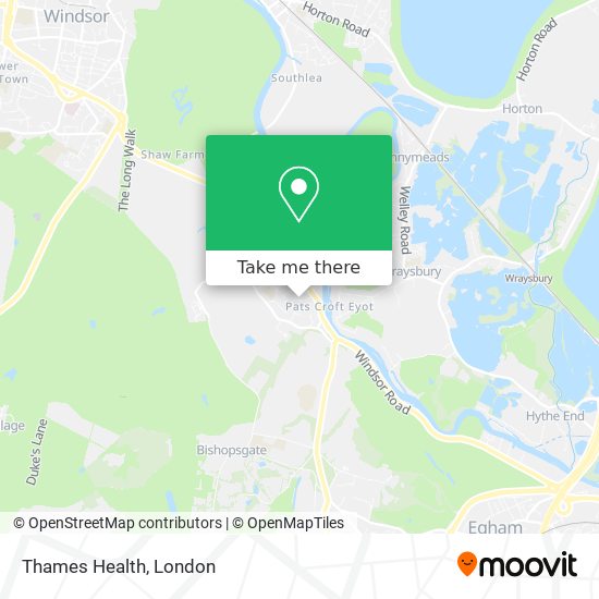 Thames Health map