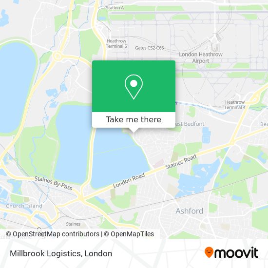 Millbrook Logistics map