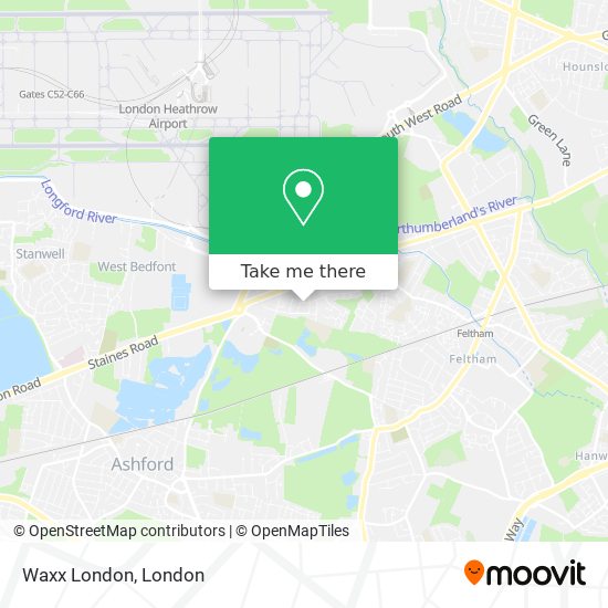 Waxx London map