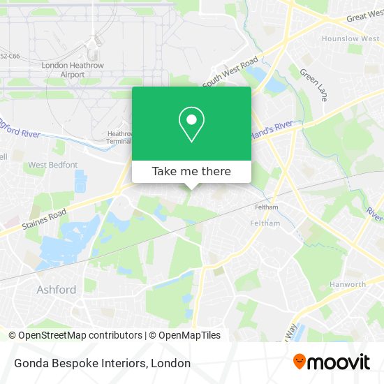Gonda Bespoke Interiors map
