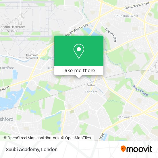 Suubi Academy map