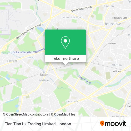 Tian Tian Uk Trading Limited map