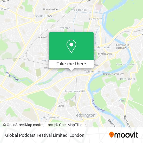 Global Podcast Festival Limited map