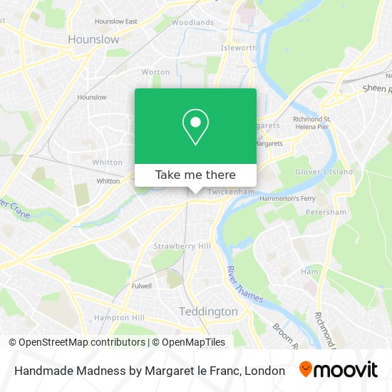 Handmade Madness by Margaret le Franc map