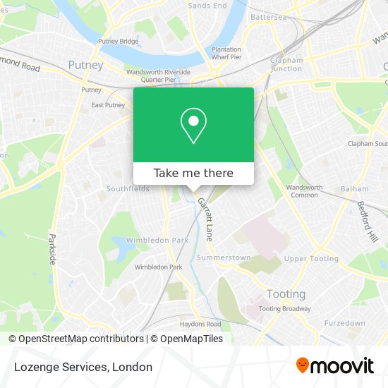 Lozenge Services map