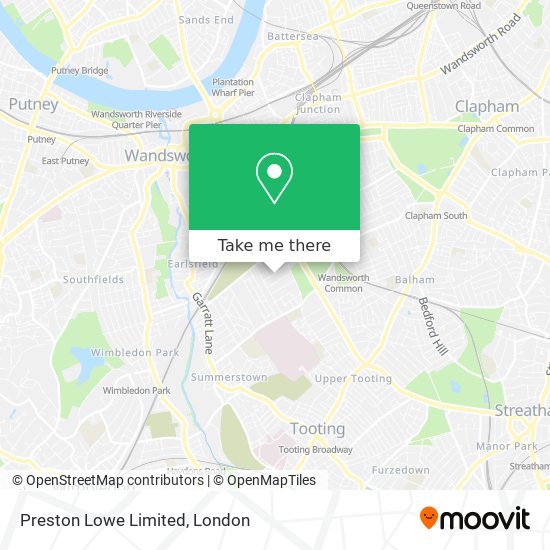 Preston Lowe Limited map