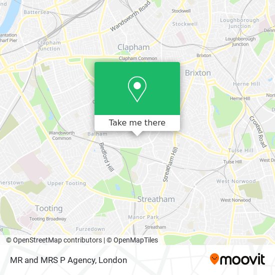 MR and MRS P Agency map