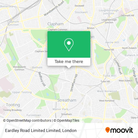 Eardley Road Limited Limited map