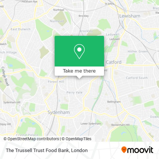 The Trussell Trust Food Bank map