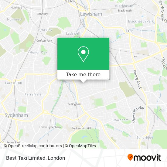 Best Taxi Limited map