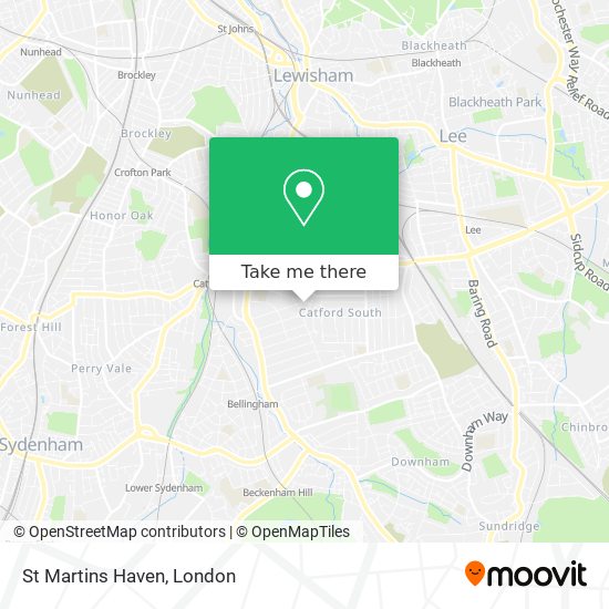 St Martins Haven map