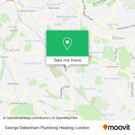 George Debenham Plumbing Heating map
