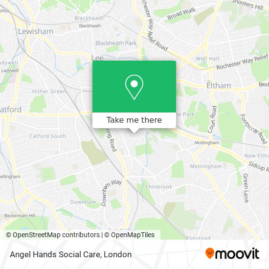 Angel Hands Social Care map