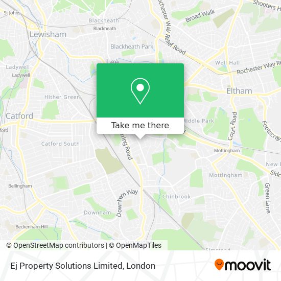 Ej Property Solutions Limited map