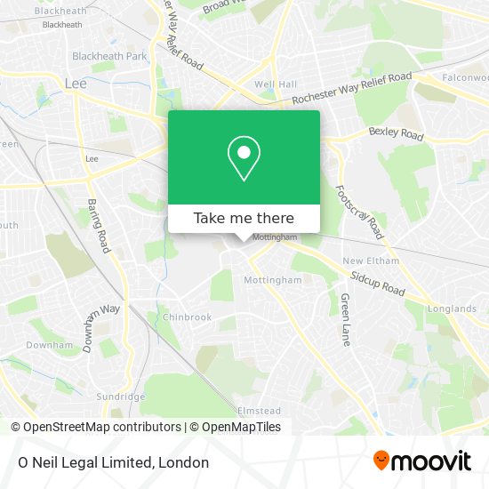 O Neil Legal Limited map