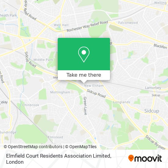 Elmfield Court Residents Association Limited map