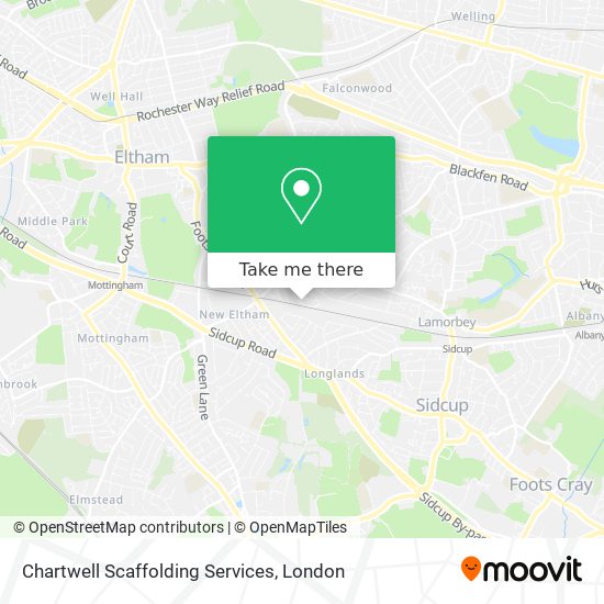 Chartwell Scaffolding Services map