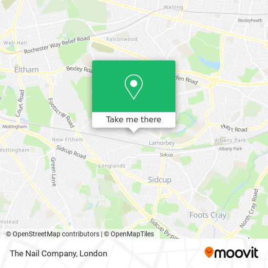 The Nail Company map