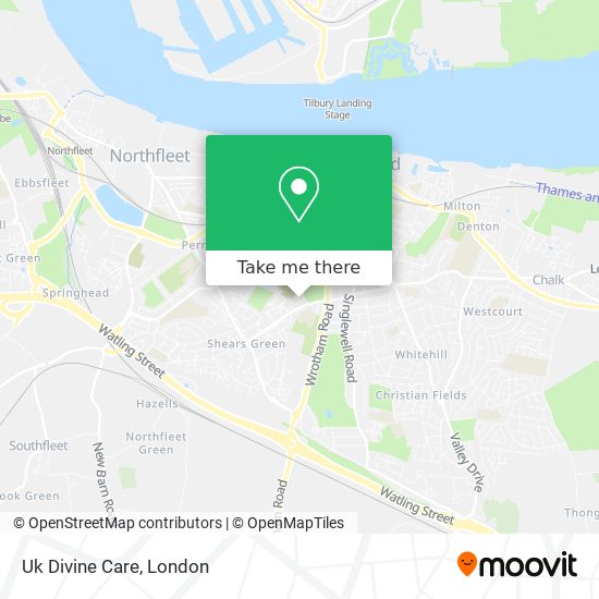 Uk Divine Care map