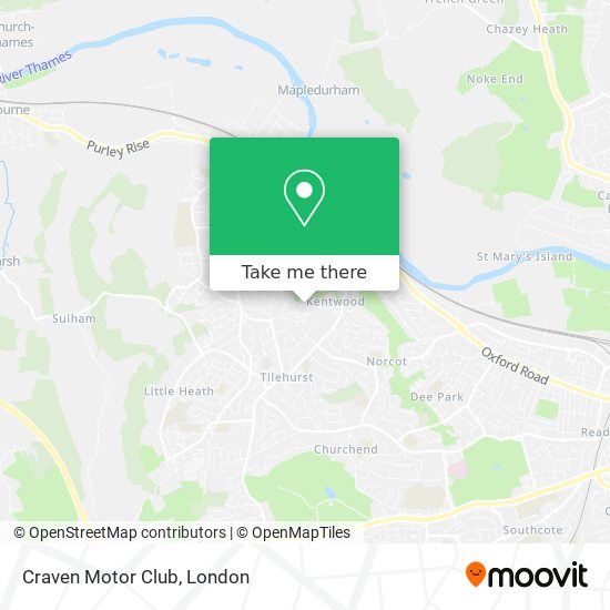 Craven Motor Club map