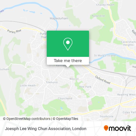Joesph Lee Wing Chun Association map