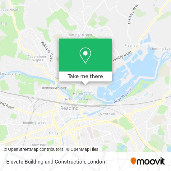 Elevate Building and Construction map