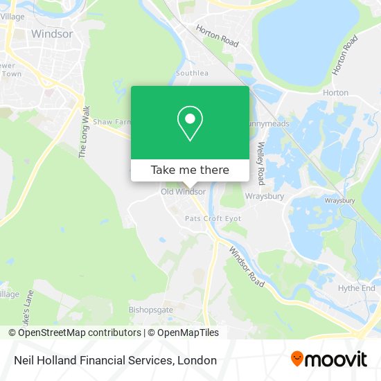 Neil Holland Financial Services map