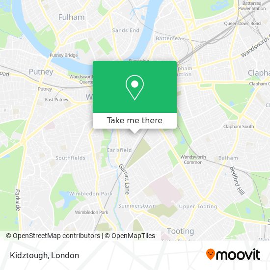 Kidztough map