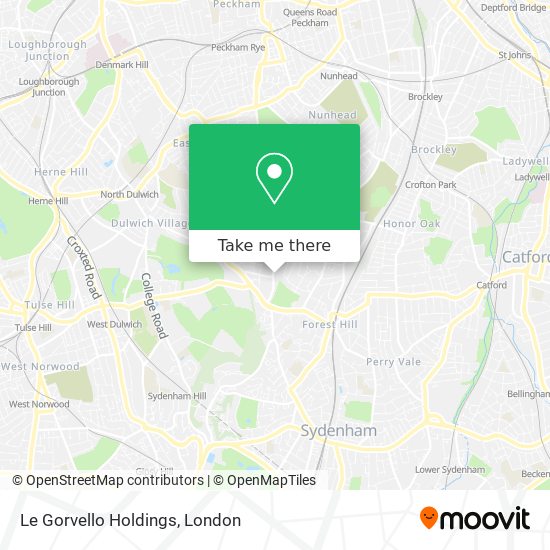 Le Gorvello Holdings map