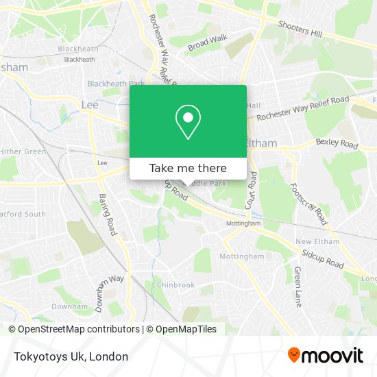 Tokyotoys Uk map