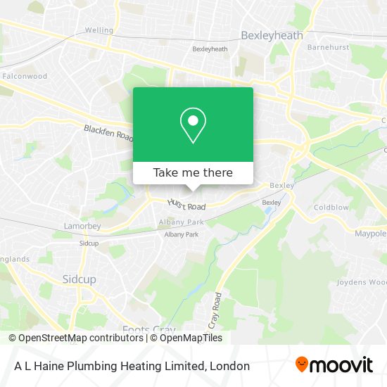 A L Haine Plumbing Heating Limited map