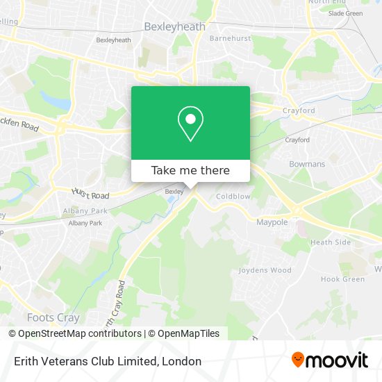Erith Veterans Club Limited map
