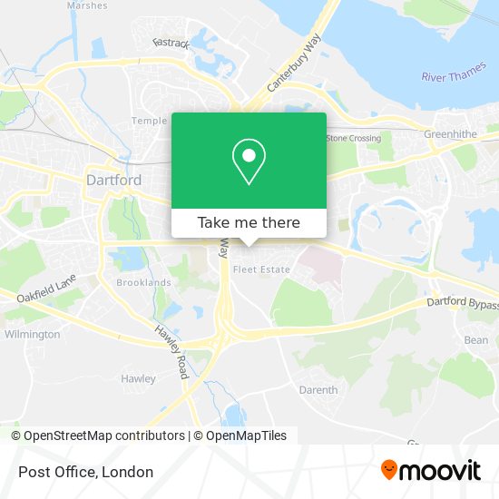 Post Office map