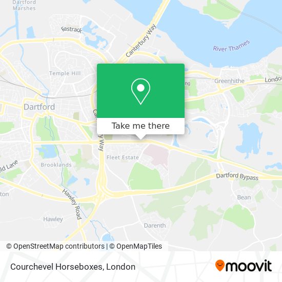 Courchevel Horseboxes map