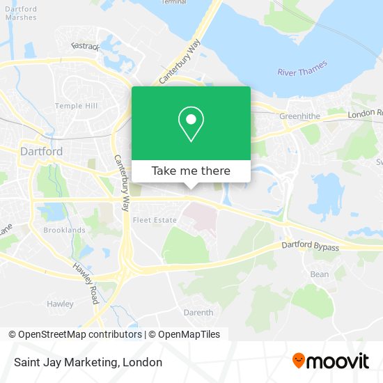 Saint Jay Marketing map