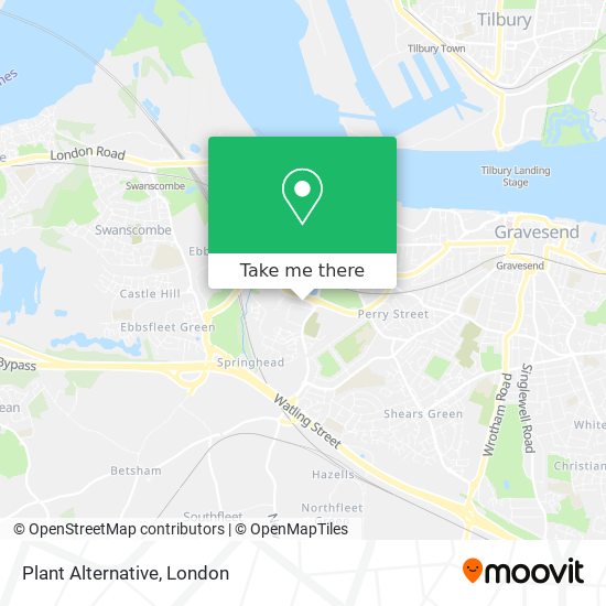 Plant Alternative map