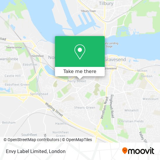 Envy Label Limited map