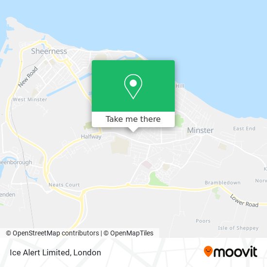 Ice Alert Limited map